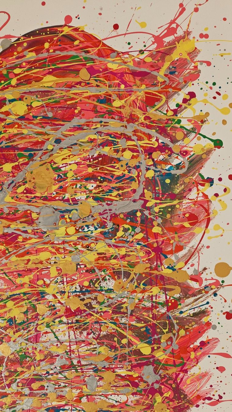 Gemälde: Tableau abstrait unique et coloré- Look moderne! – Neu (gemäss Beschreibung) aus Le Locle von fab_c9hh 4