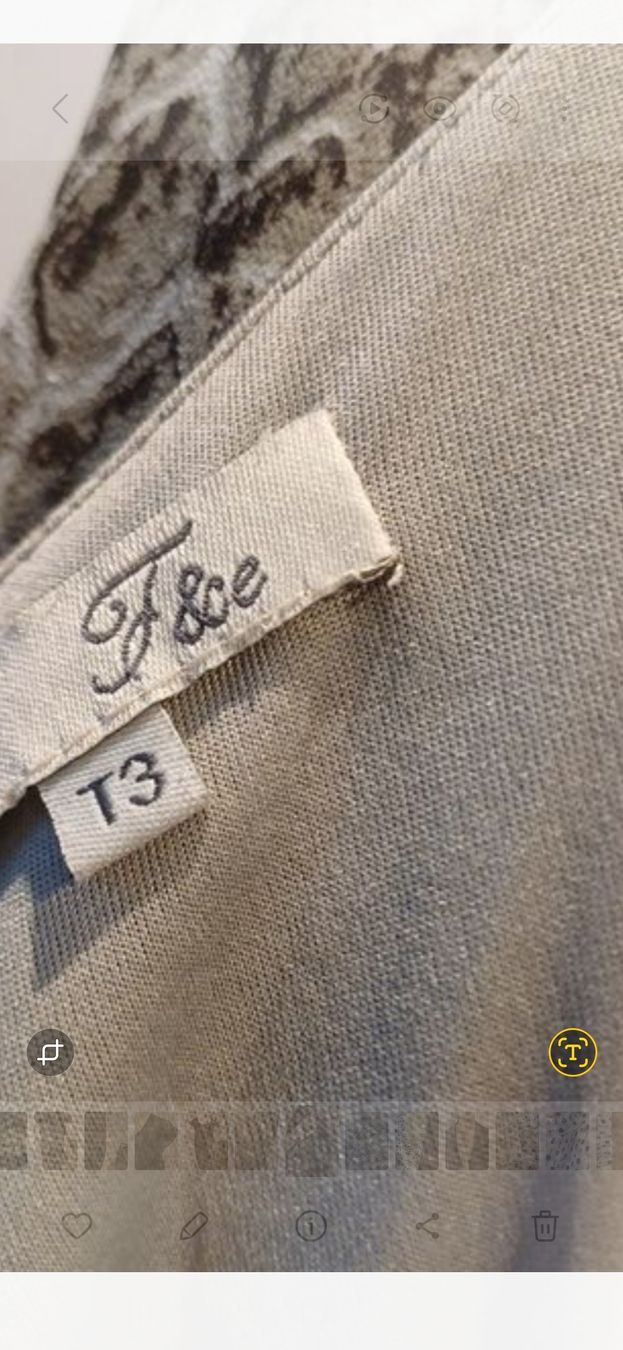 Vestiti: Sommer-Kleid Gr. T3, olivfarbig – Usato da Arlesheim venduto da savina01 4