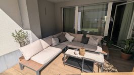 Outdoor Ecksofa / Lounge-Set 250 × 250 cm – neuwertig