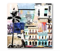La Habana Kuba Pop Art Kunst Bild Vintage Havanna Cuba