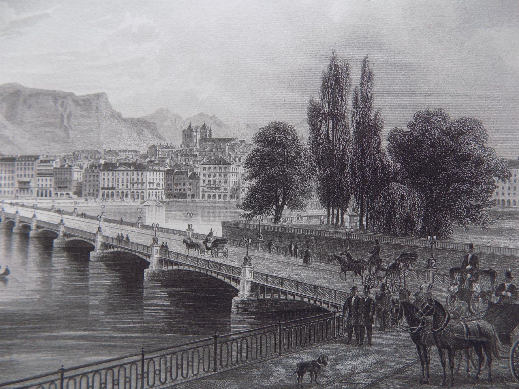 Stiche: Genève pont Montblanc – Gebraucht aus Risch von Rischli15 5