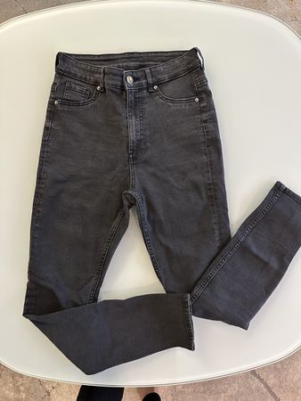 H&M Jeggings High Waist Black Size 36 EU