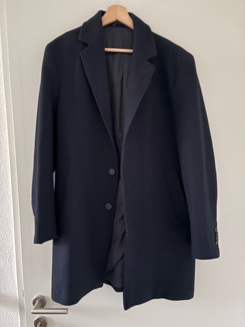 Mango Mäntel: Wunderschöner Mango Mantel | Gr. L | Slim Fit | Dunkelblau – Neu (gemäss Beschreibung) aus Frick von Mancunian90