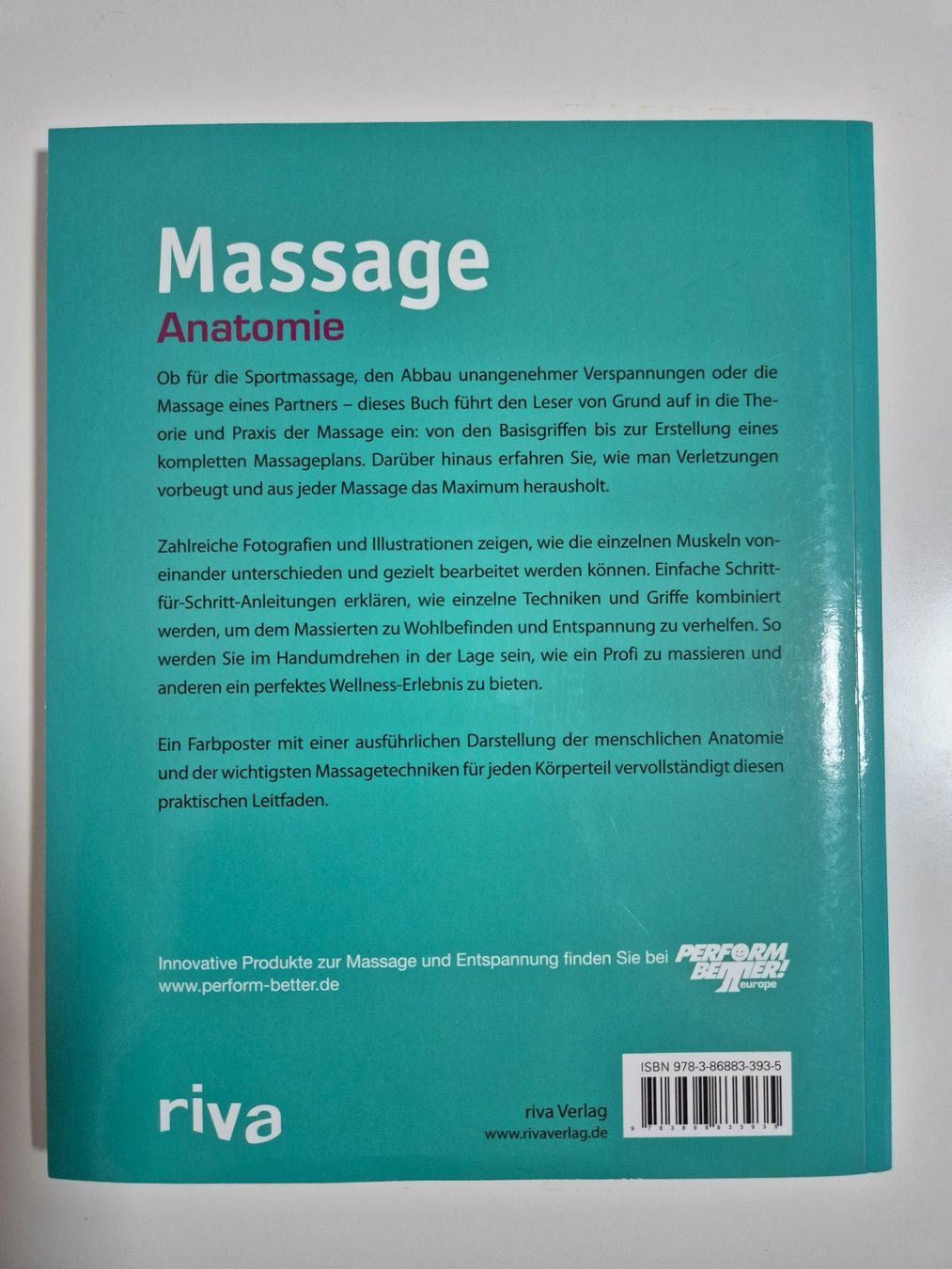 Livres: Massage Anatomie - Die richtigen Techniken – D'occasion à Zell ZH par Ulanbator 1