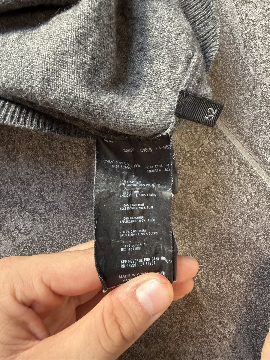 Prada Pullover & Sweatshirts: Prada Pullover aus 100 % Kaschmir – Grau – Gr. 50 – Neu (gemäss Beschreibung) aus Embrach von bernadiebernada 3