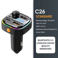 Auto FM-Transmitter Bluetooth BT 5.0, Bluetooth-Adapter fürs