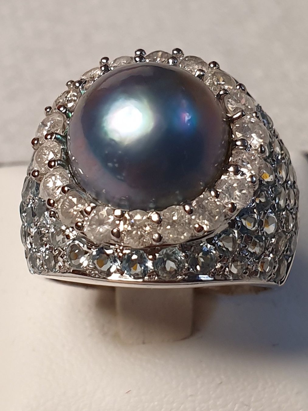 Anelli: Blauperle Ring Diamanten Aquamarine – Nuovo (secondo la descrizione) da Zürich venduto da Benedikt21 6