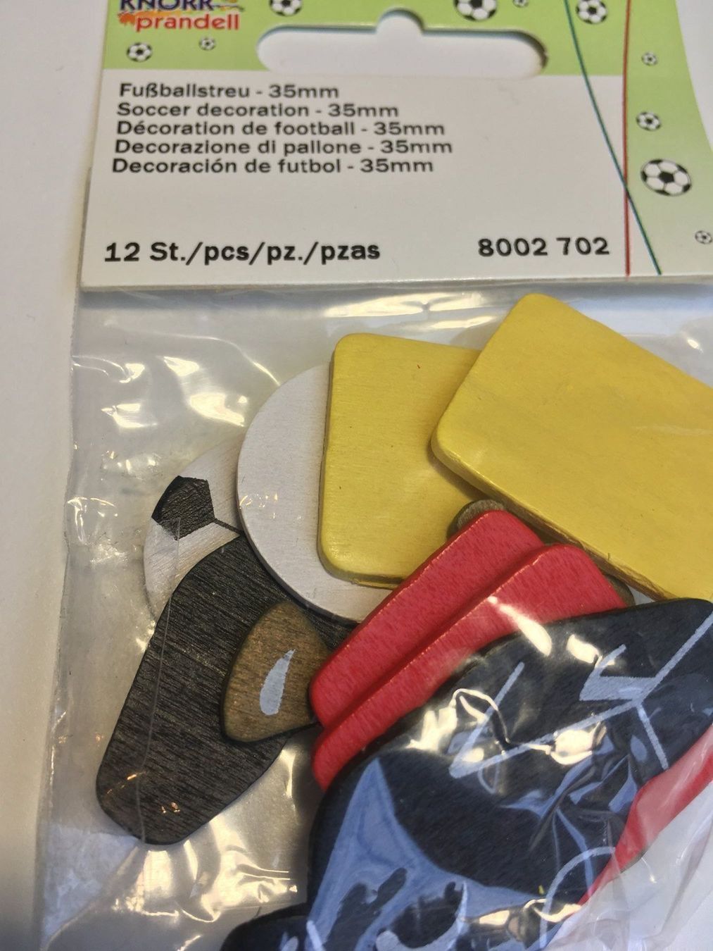 Kit bricolage: Fussball-Streuartikel (20 Set!) – Nuovo e nell'imballaggio originale da Egg SZ venduto da irbaku 2