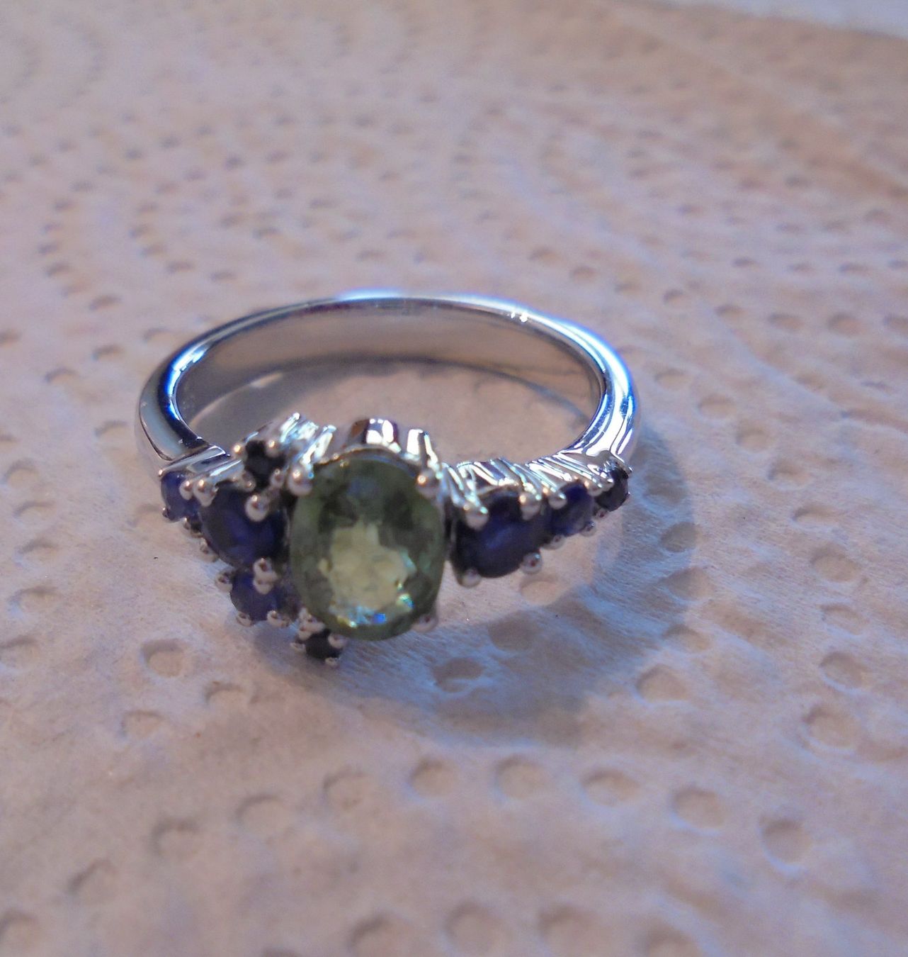 Bagues: Echtschmuck: Saphir-Silberring 925er (53) – Neuf (Voir description) à Zuchwil par maumauchi 9