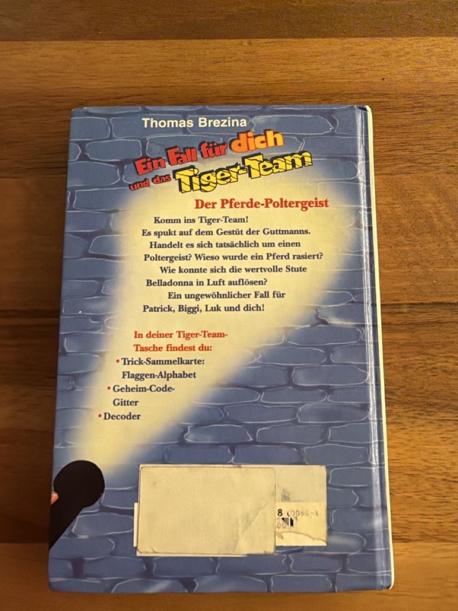 Libri: Tiger-Team - Der Pferde-Poltergeist, Jugendbuch – Usato da Wohlen AG venduto da Marcoon 1