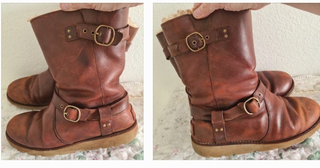 Ugg Scarpe da uomo: UGG Stiefel Leder braun, Grösse 38, gebraucht – Usato da Winterthur venduto da bibummi