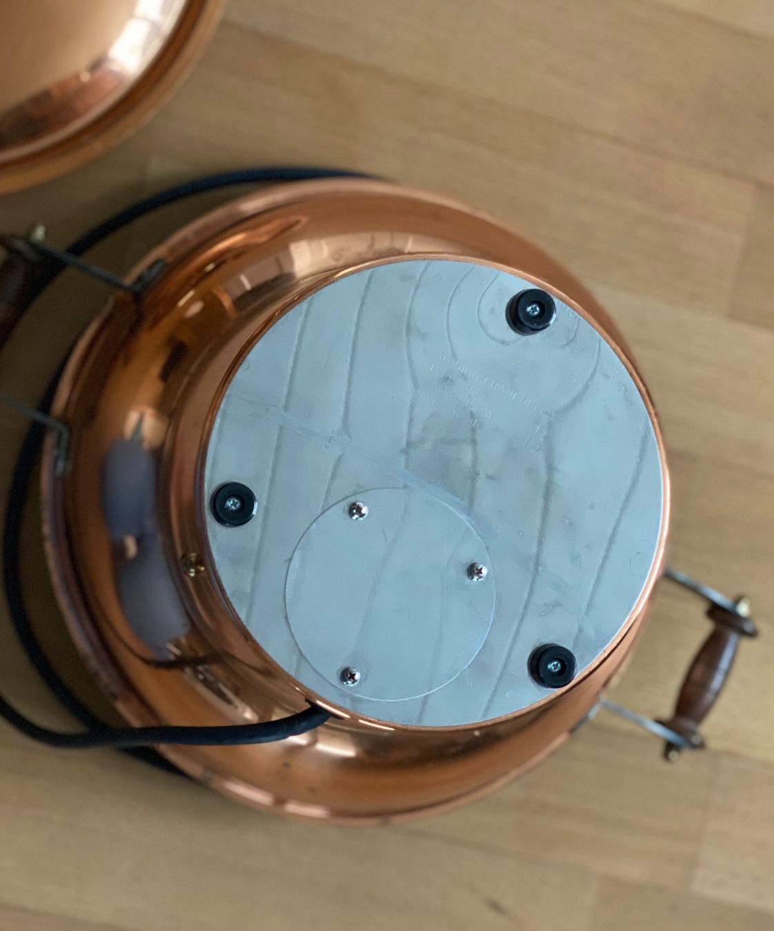 Sigg Elettrodomestici da cucina: SIGG Feuertopf/Mongolentopf Kupfer-Fondue-Set – Usato da Alpnach Dorf venduto da Sternenfunkeln 2