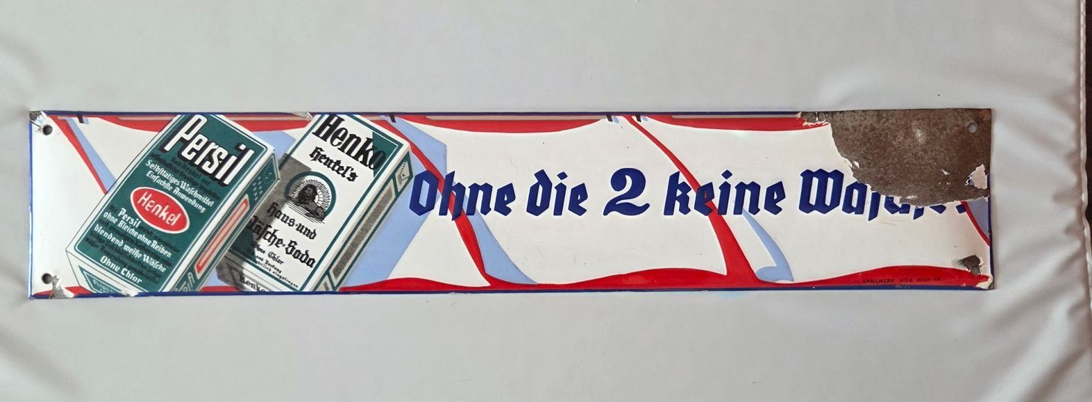 Persil Schilder: Emailschild Persil Henko Plaque émaillée – Gebraucht aus Schenkon von TG10 1