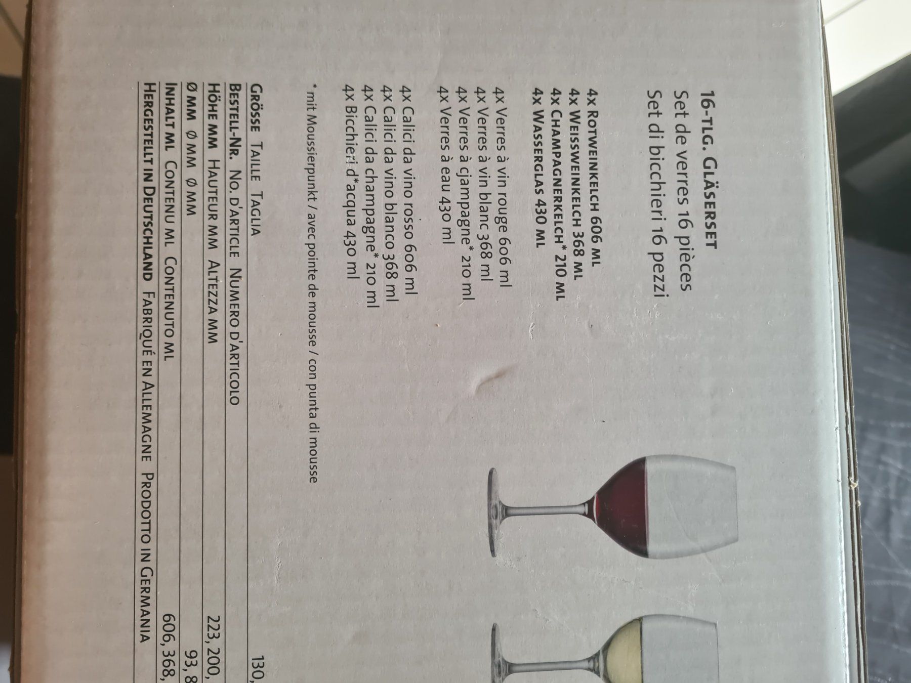 Schott Bicchieri: Set de verres neufs schott zweisel – Usato da Cossonay-Ville venduto da bricbroc 3