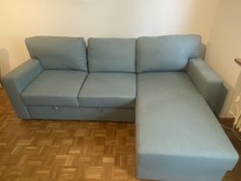 IKEA BÅRSLÖV 3er-Bettsofa mit Récamiere