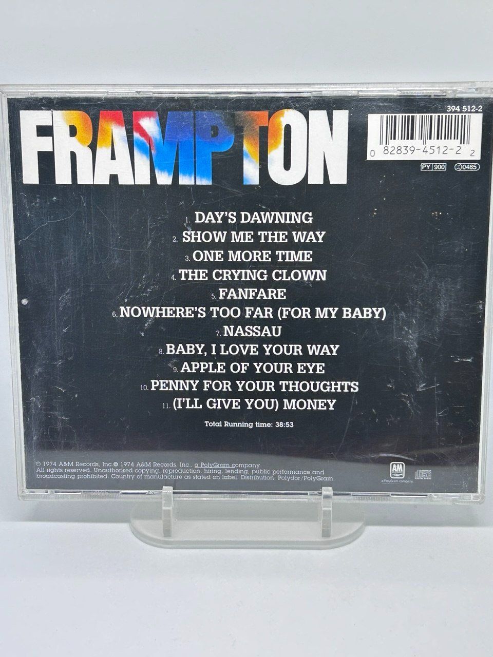CD: CD – Peter Frampton – Frampton (1975) – Usato da Giubiasco venduto da LorisVale 1
