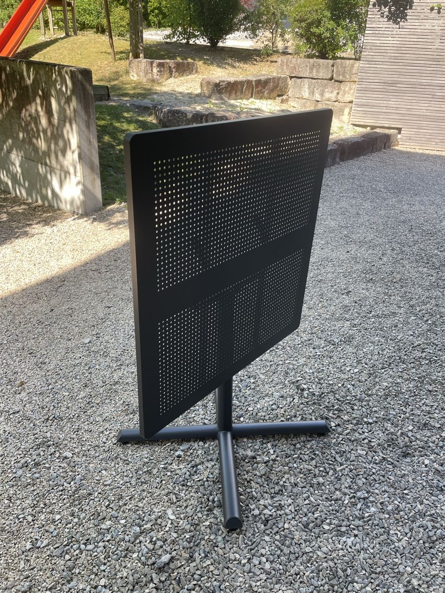 Hunn Tavoli: Gartentisch 90x90 cm klappbar – anthrazit – Usato da Aesch LU venduto da Vivienne_06 1