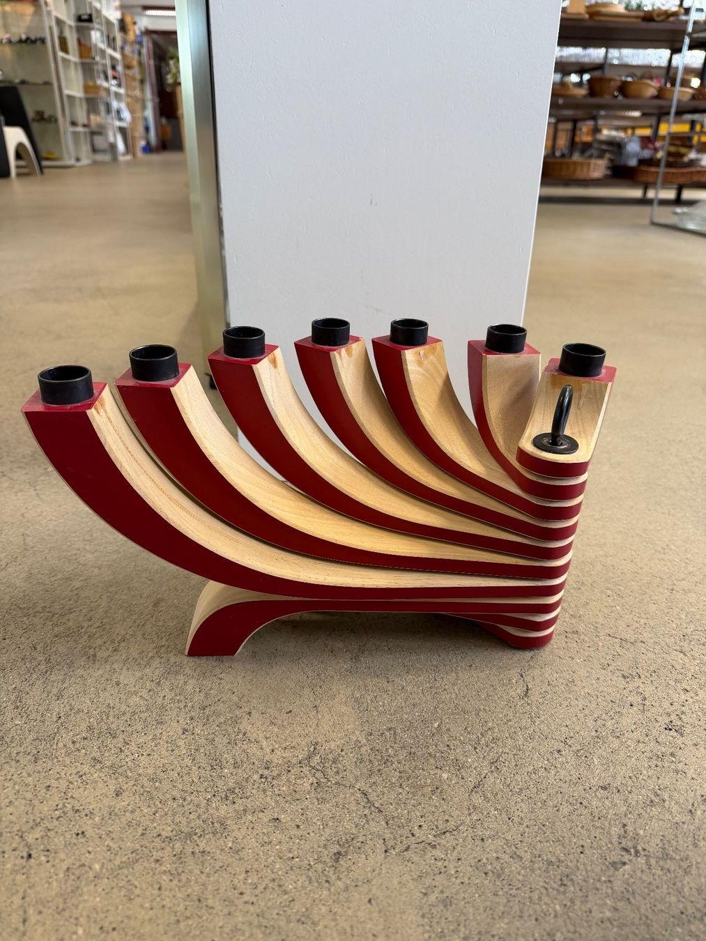 Kerzenständer: Kerzenständer Nordic Light, Design House Stockholm in rot – Gebraucht aus Gümligen von Brocki-Reimal-Stift 3