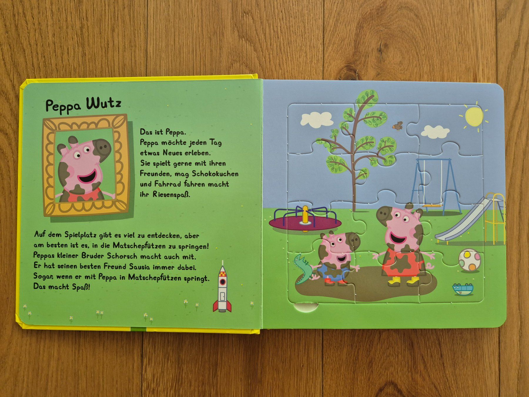 Hasbro Puzzle: Peppa Pig - Puzzlebuch mit 4 Puzzles - 3+ – Usato da Andelfingen venduto da manuf_01 1