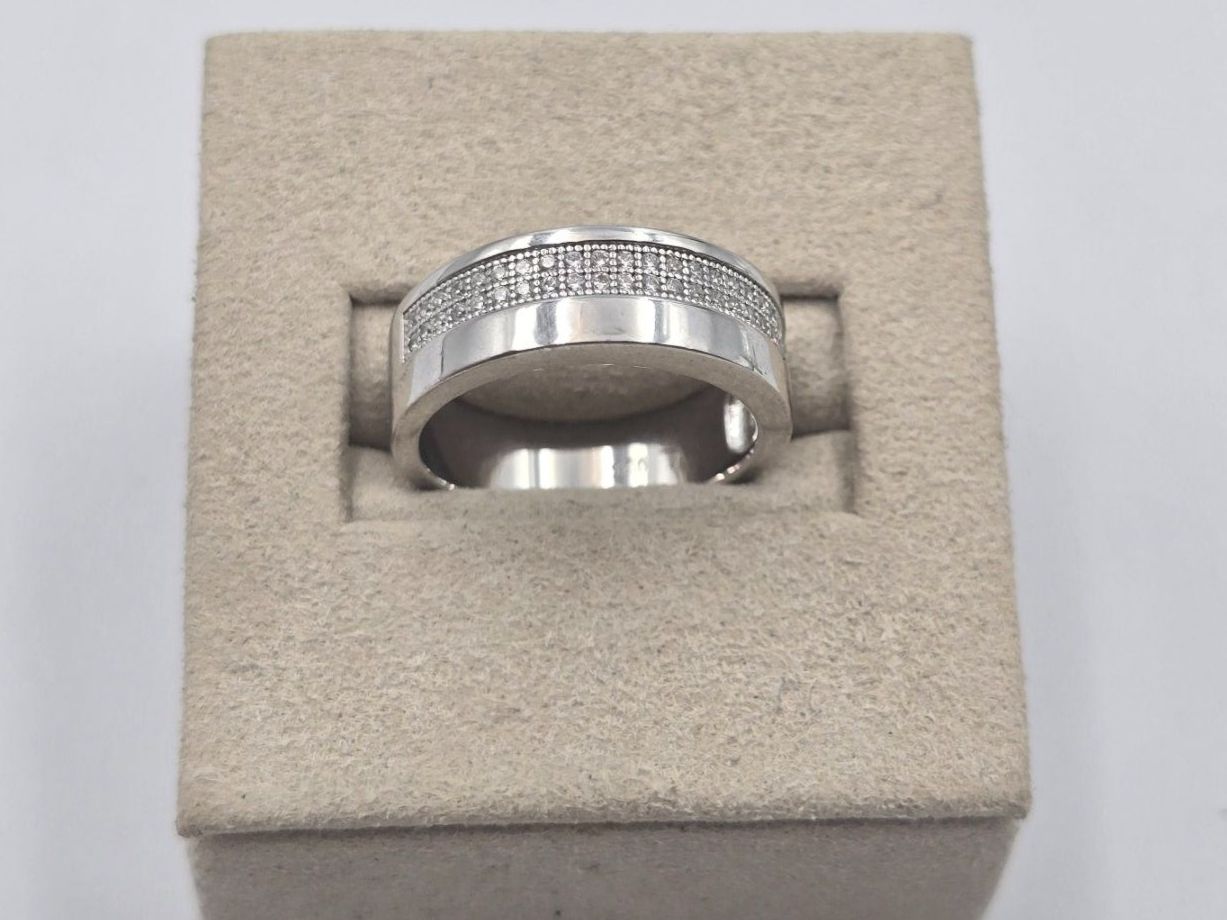 Ringe: Ring Silber 925 Zirkonia Gr. 52 – Neu und originalverpackt aus Zug von gold.schmuck
