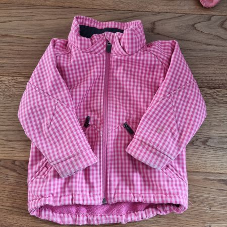 Süessi Kinder softsheljacke kariert, Grösse 86, Top!