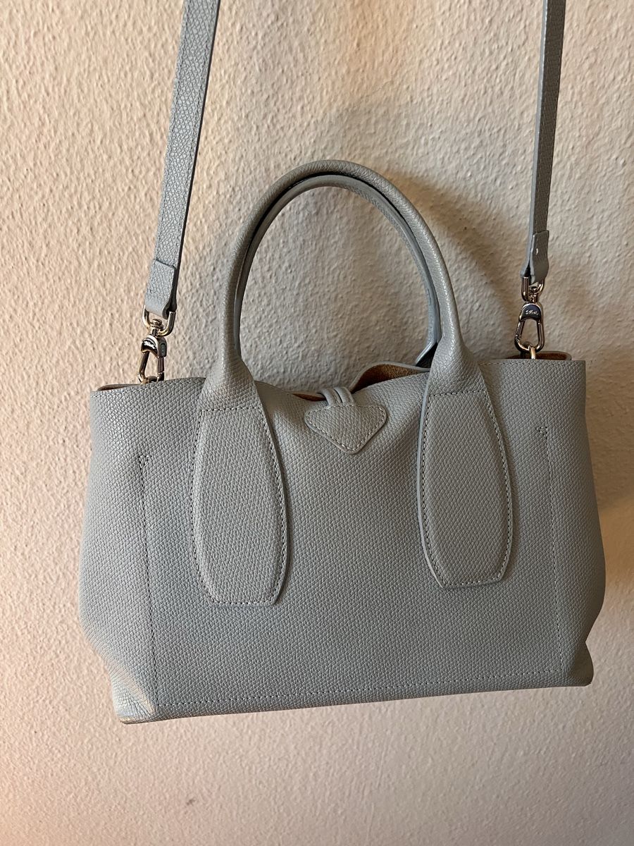 Longchamp Taschen für Damen: Handtasche Longchamp, hellblau Leder – Gebraucht aus Solothurn von Brini06 4
