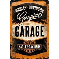 Blechschild 3D-HARLEY-DAVIDSON-GARAGE