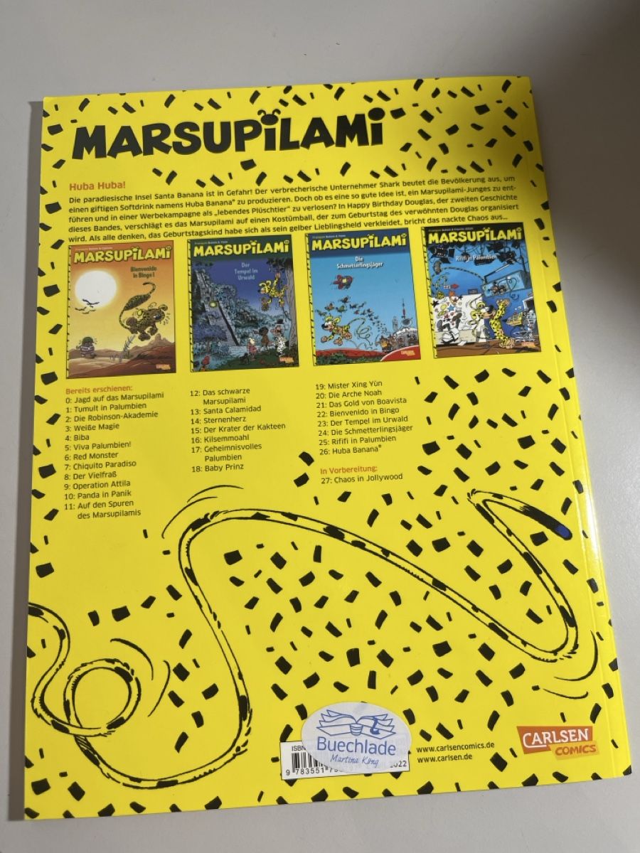 Fumetti: Marsupilami Comic Nr. 26 – Usato da Kleinwangen venduto da cwy_2l5p 1