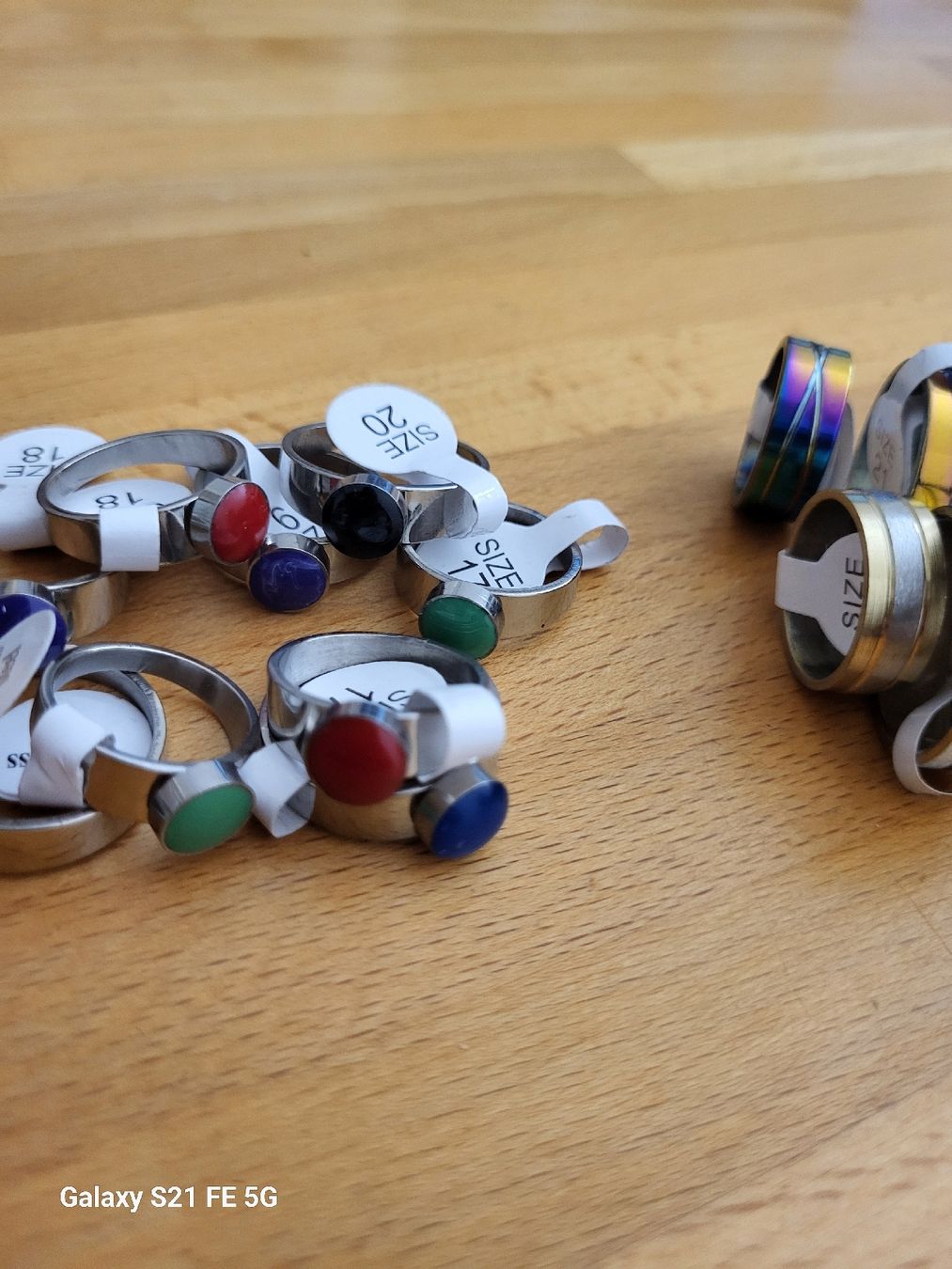 Anelli: 38 Stainless steel Ringe, neu – Nuovo e nell'imballaggio originale da Riehen venduto da tamola67 7