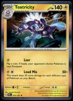 Pokémon Toxtricity 072/197 Holo Rare EN SV03 Obsidian Flames