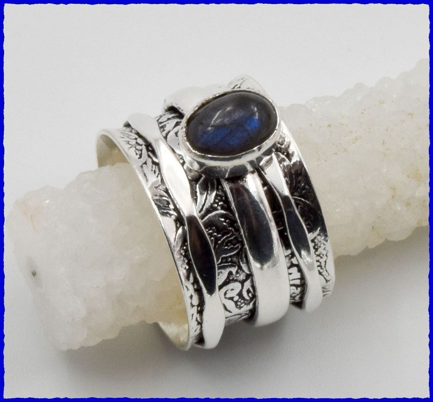 Anelli: ♛ Labradorit 925 Silberring – Nuovo e nell'imballaggio originale da Oberglatt ZH venduto da Hot-Spot