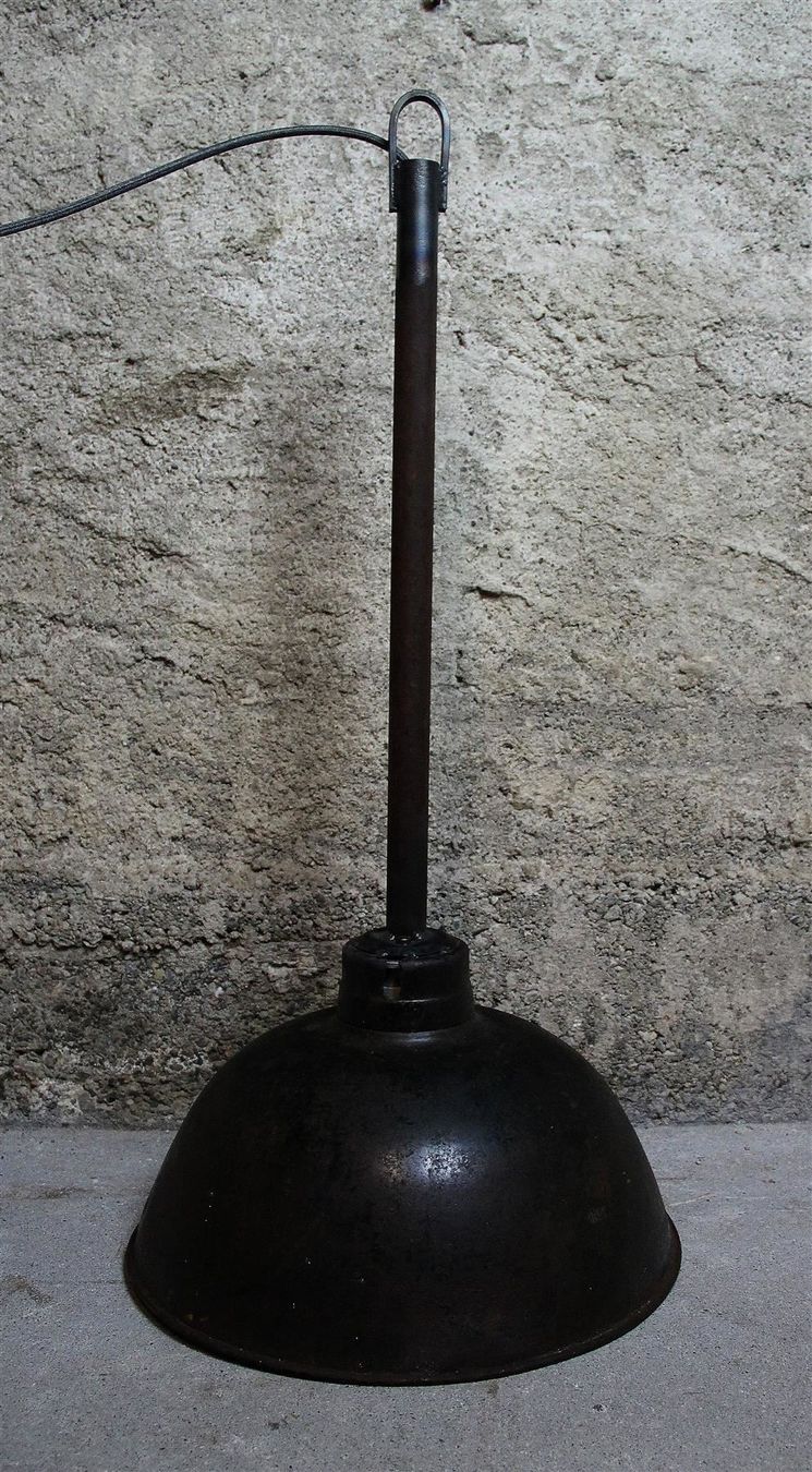 Lampadari & plafoniere: Industrielampe Fabriklampe Emaillampe M – Usato da Birrwil venduto da brandschatz_birrwil 3