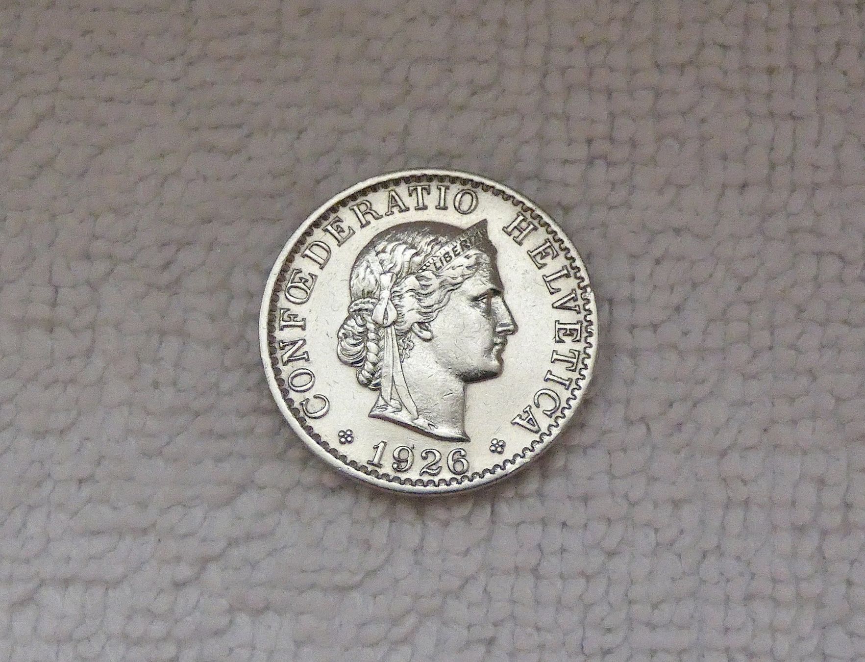 Tutti le monete: 20 centimes/rappen 1926 – Usato da Nyon venduto da Ilmi09