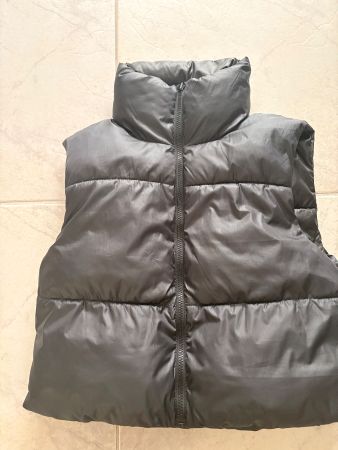 Daunenweste, Gilet schwarz, Gr. 164, Top Zustand!