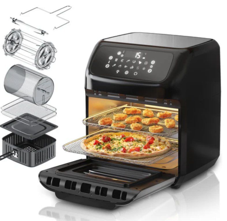 Elettrodomestici da cucina: Arendo Heissluftfritteuse XXL Multifunktion 12L Touchscreen – Usato da Schaffhausen venduto da K.Ichimaru 1