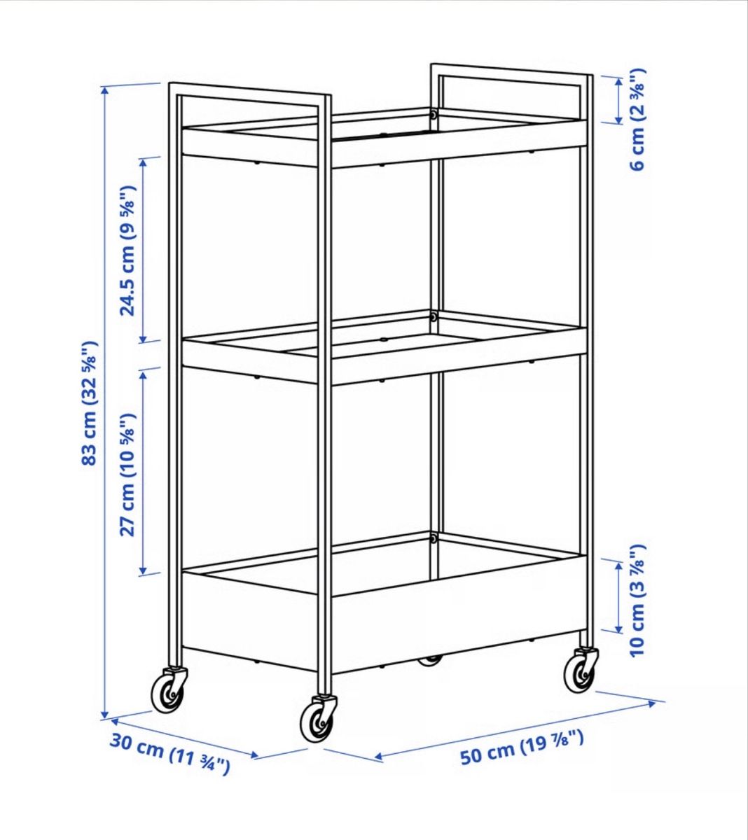 Ikea Valigie & Borse: Ikea Servierwagen/Troley – Usato da Zürich venduto da ali_h9x5 3