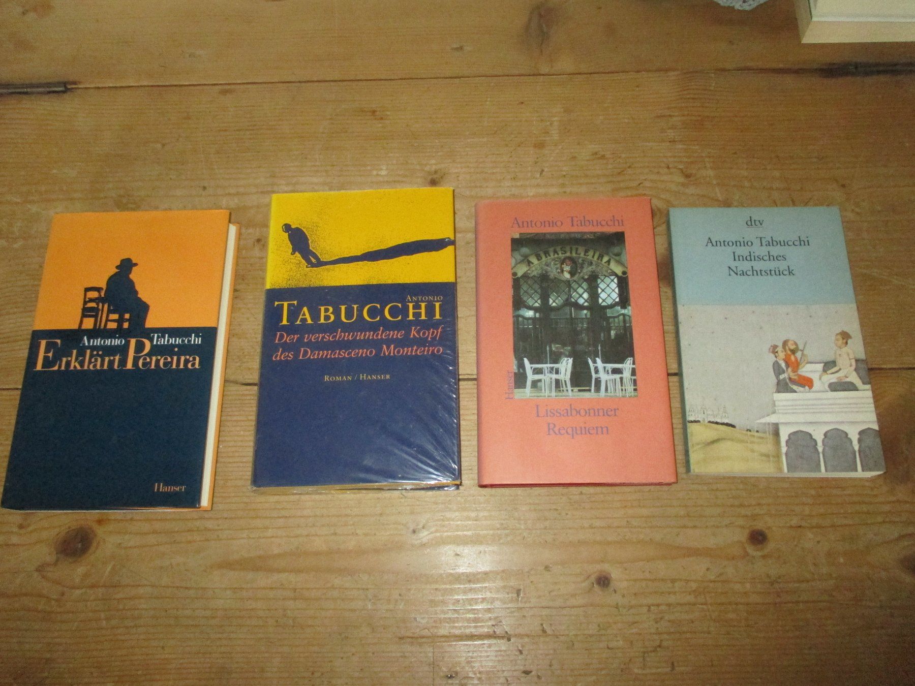 Livres: Antonio Tabucchi - 4 Bände – D'occasion à Flims - Dorf par Stagediver