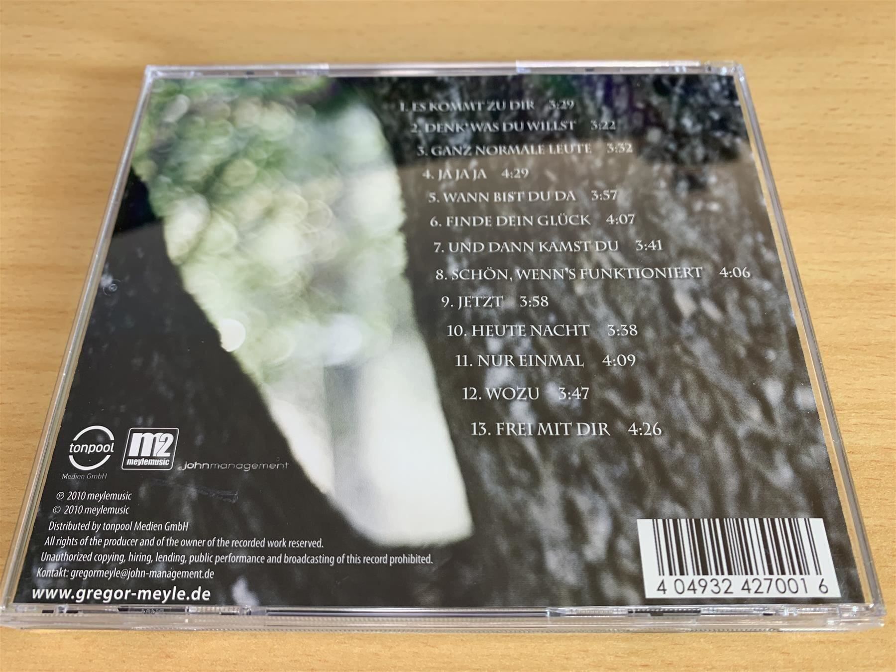 CD: Gregor Meyle – Meylenweit – Usato da Rikon im Tösstal venduto da Alpenmutz 1