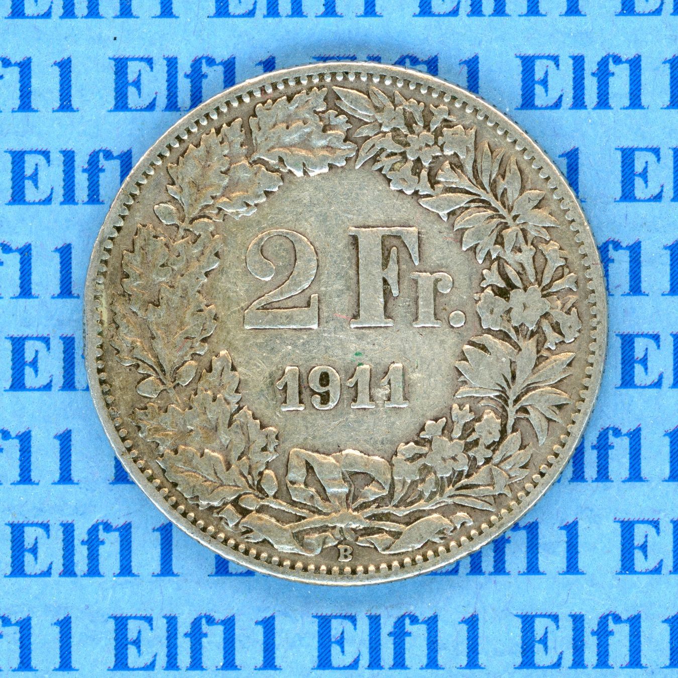 Tutti le monete: CHF___2.00 1911 ss 2 Franken – Usato da Widnau venduto da Elf11