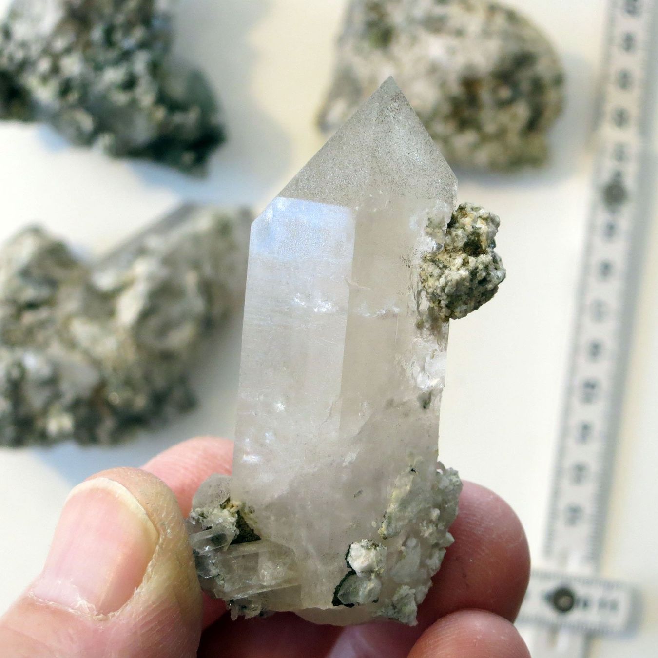 Mineralien & Heilsteine: Quarzstufen, Eigenfund, Uri – Neu und originalverpackt aus Steinhausen von Kristall022