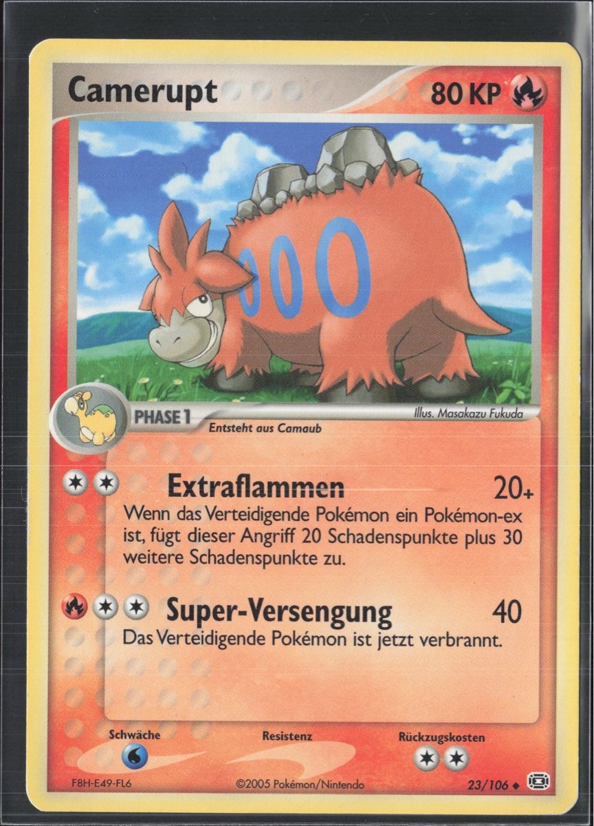 Pokémon Sammelbilder & Trading cards: POKÉMON / Camerupt / EX Emerald 🇩🇪 – Gebraucht aus Herzogenbuchsee von TCG-HQ