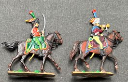 Zinnsoldaten Zeit Napoleon: 12 Französische Gardejäger 1808