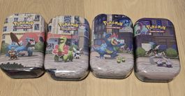 Pokémon Sammelboxen Trading Card Game 4 Stück neu