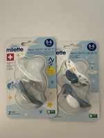 Lot de 4 sucettes Milette 0-6 mois