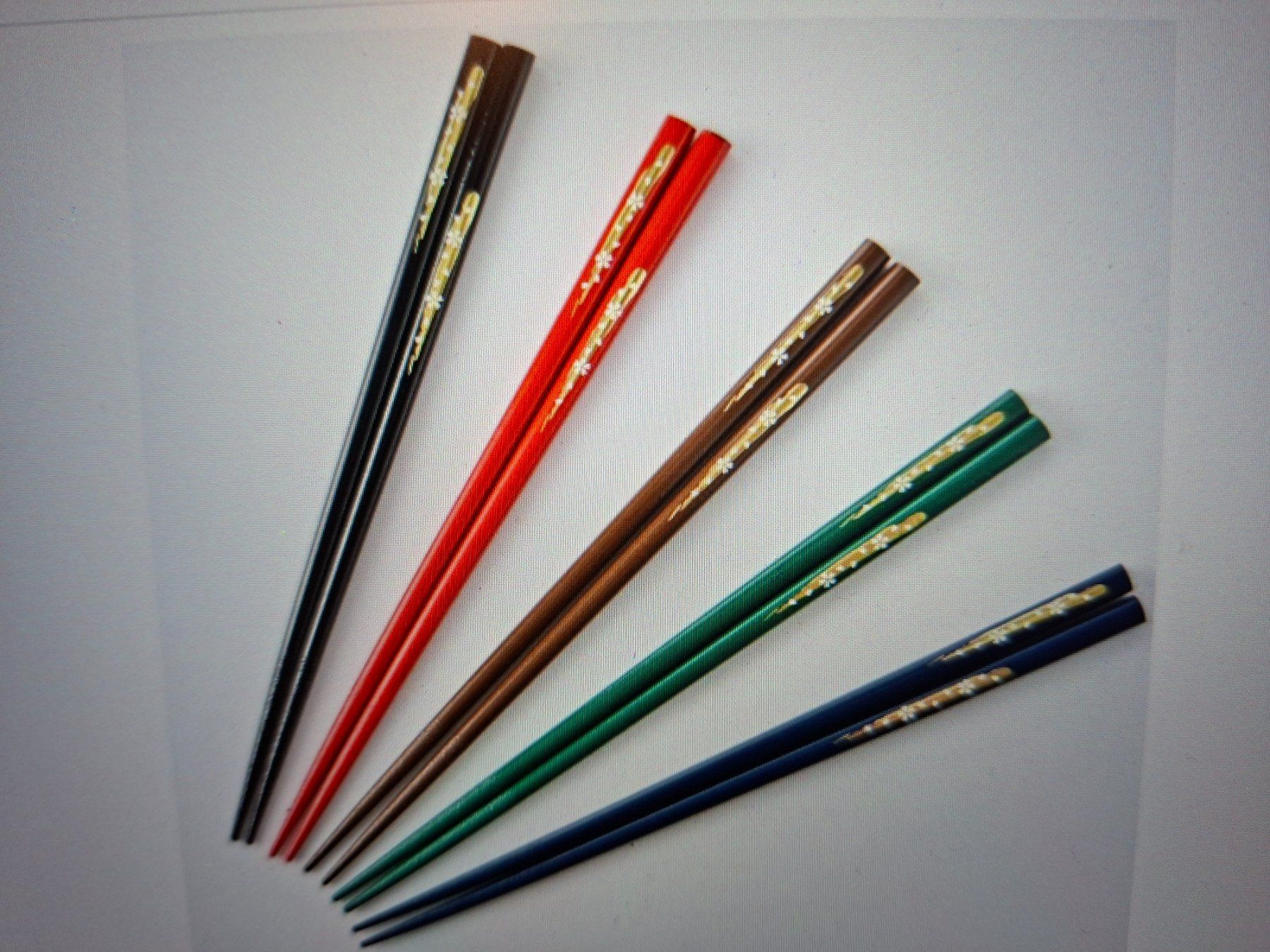 Bestecksets: Made in Japan lacquerware CHOPSTICKS set/Stäbchen/SAKURA! – Neu (gemäss Beschreibung) aus Goldach von mamakotzi 7