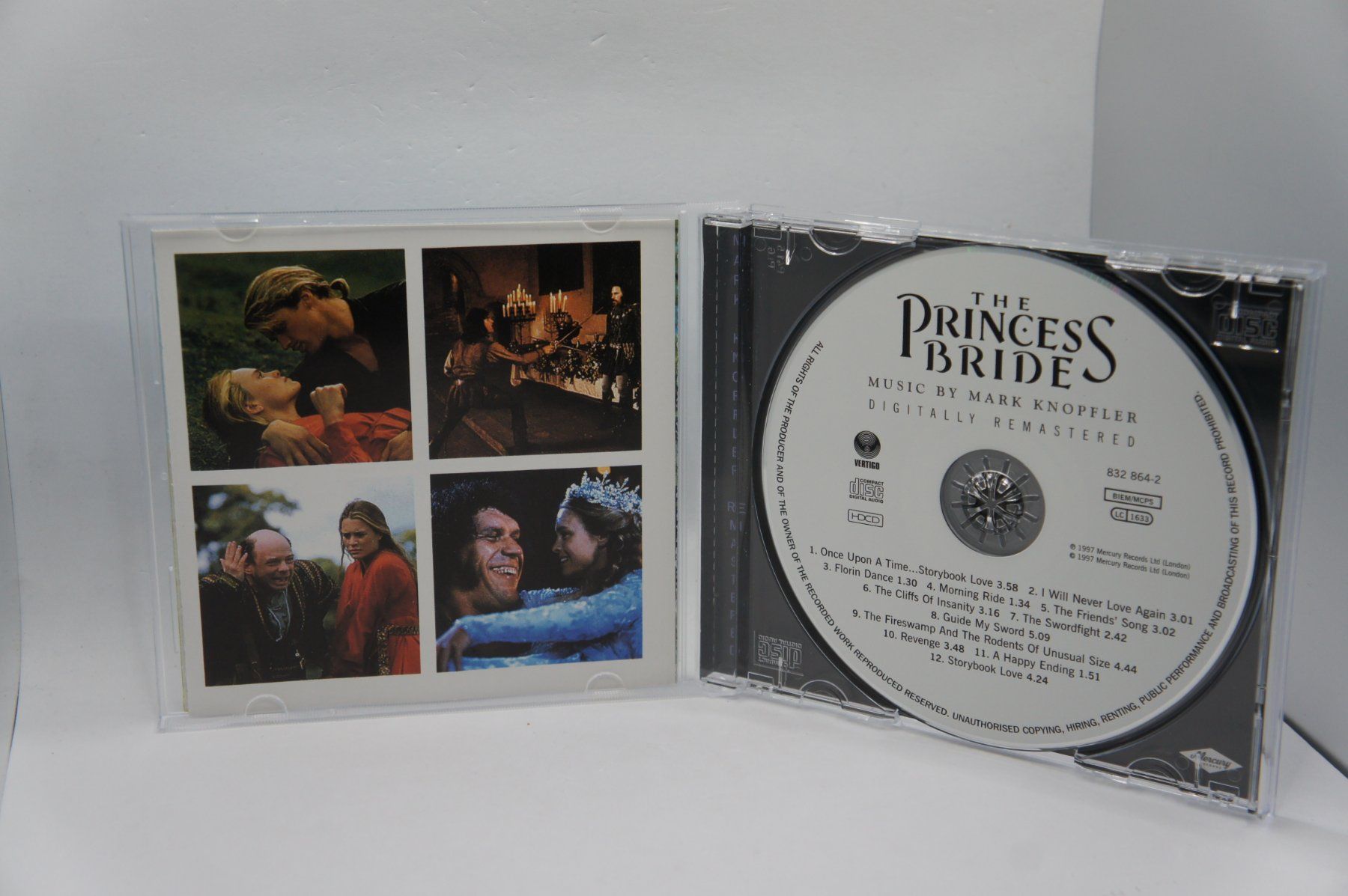 CDs: CD Mark Knopfler The Princess Bride Willy DeVille Soundtrack – Gebraucht aus Ernetschwil von luisvonerni 1
