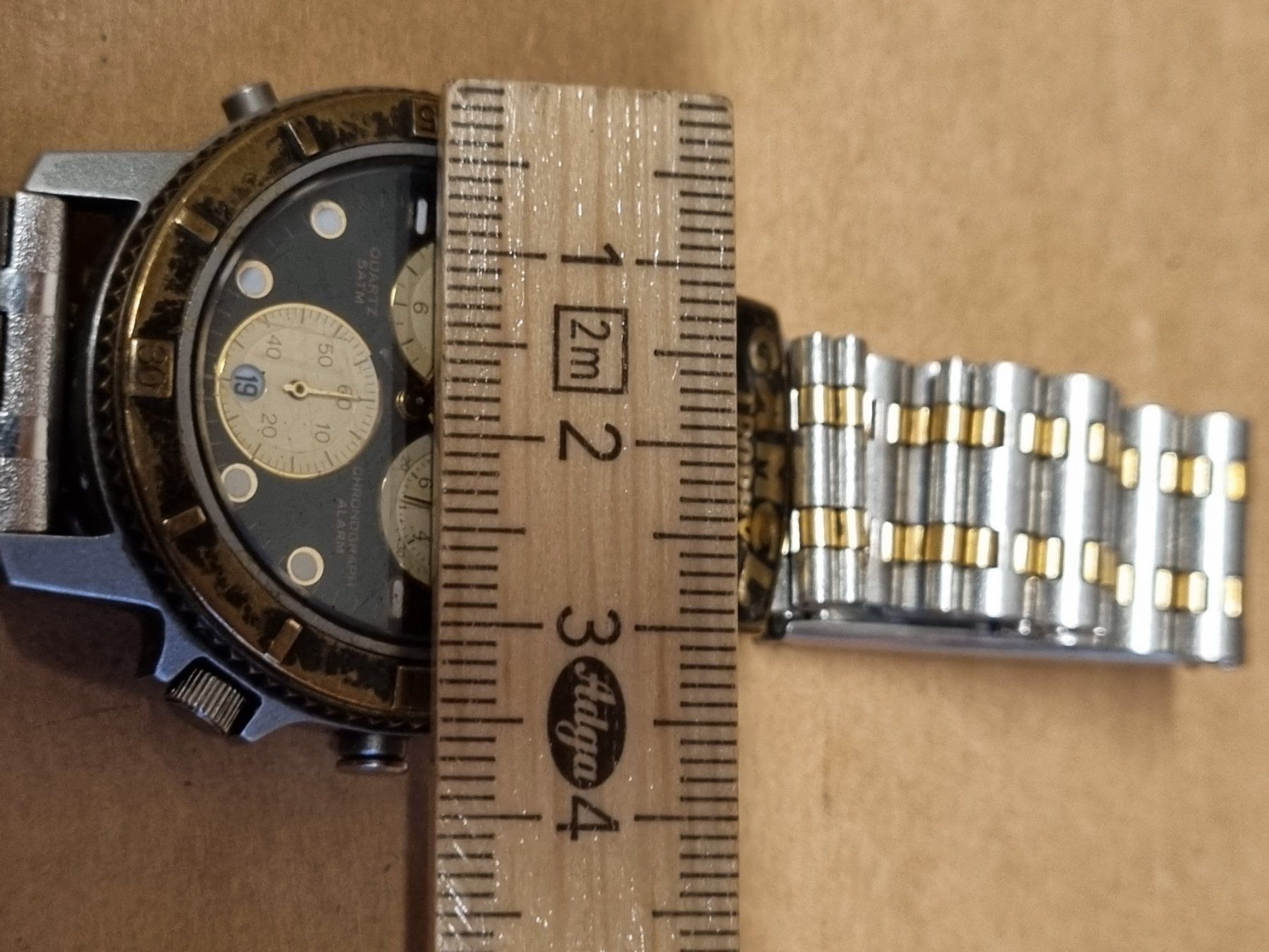 Orologi: Chronograph Alarm Uhr – Difettoso da Schaffhausen venduto da Leveron13 6