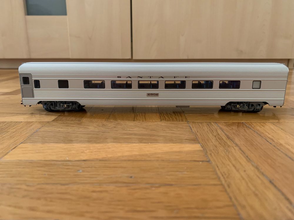 Wagon Voyageurs III Classe État - Échelle 0 - Fournereau Marescot - Métal Blanc - Vintage