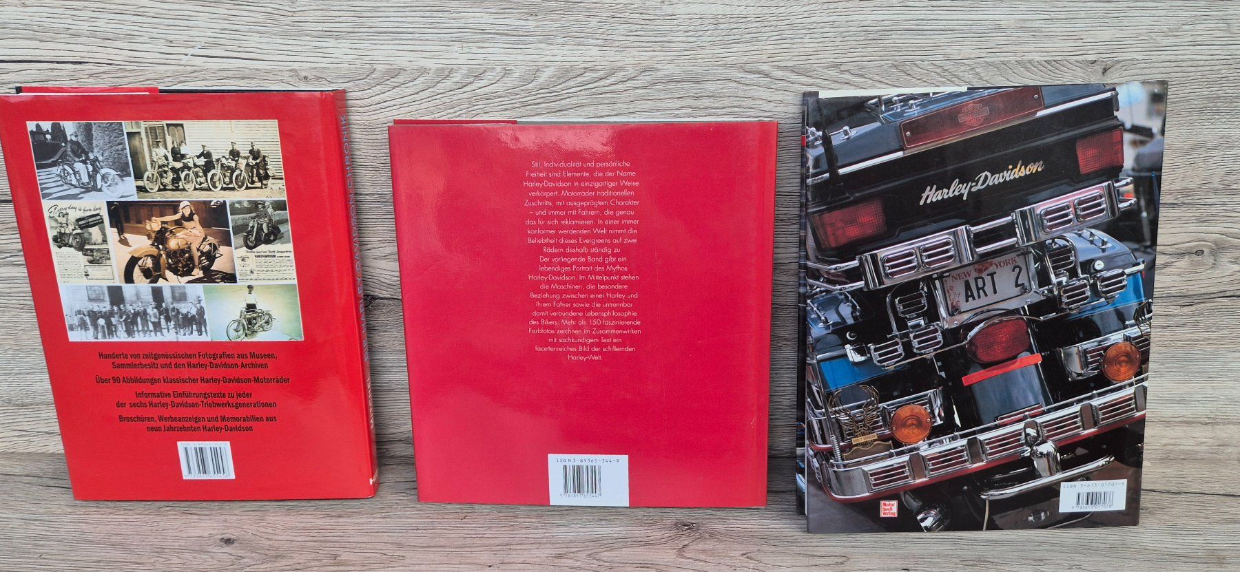 Libri: 6 grosse bebilderte Bücher über Harley Davidson – Usato da Neerach venduto da SilliS 4