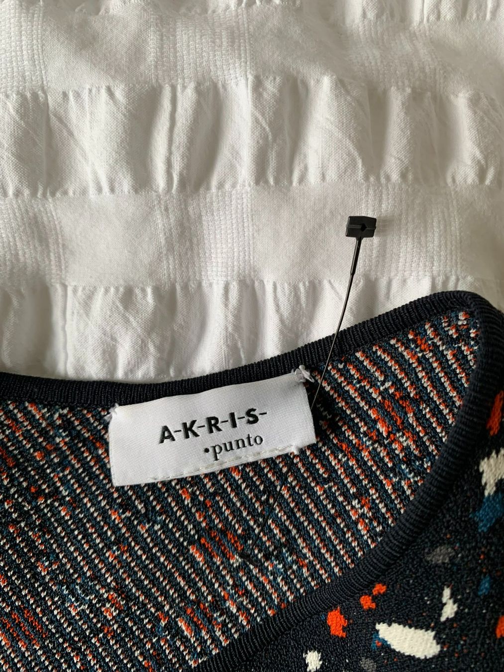 Akris Vestiti: AKRIS: Exklusives blau gemustertes Kleid, 36 – Nuovo (secondo la descrizione) da Luzern venduto da paulablue 5